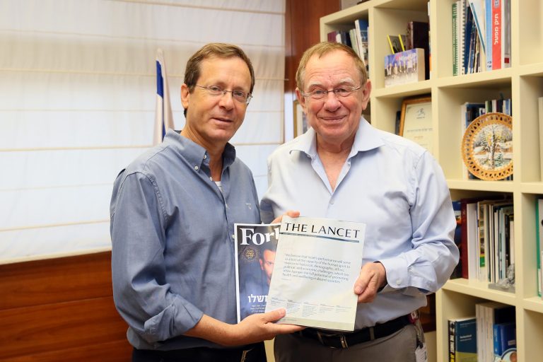 Maintaining Good Ties: Isaac Herzog, Chairman of the Jewish Agency Visits Rambam