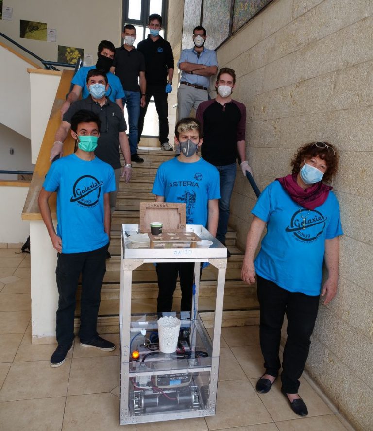 Student-Built Robot to Help Battle Corona at Rambam