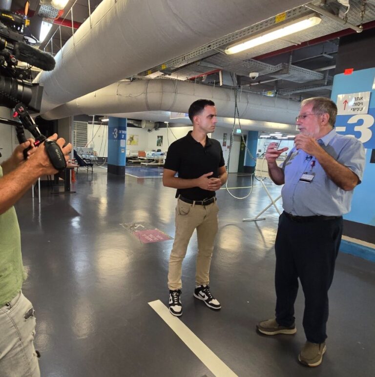 Watch Sky News Report from Rambam’s Fortified Underground Hospital