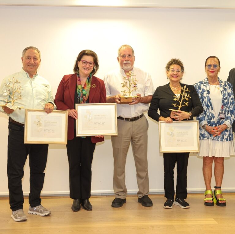 Azrieli Family is Honored by Rambam’s Leadership at Groundbreaking Ceremony for State-of-the-Art Pediatric Rehabilitation Center