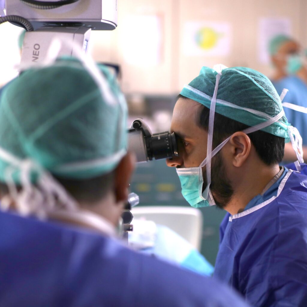 Between Air Raid Sirens, Doctors Restore Vision to 80-Year-Old Patient