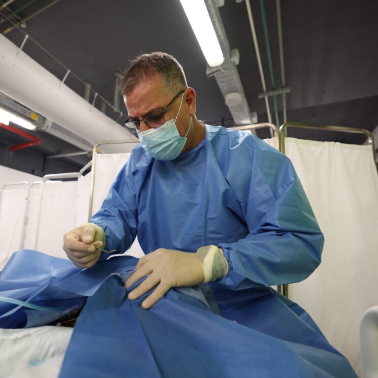 During the War, Brain Electrodes Removed Deep Underground at Rambam