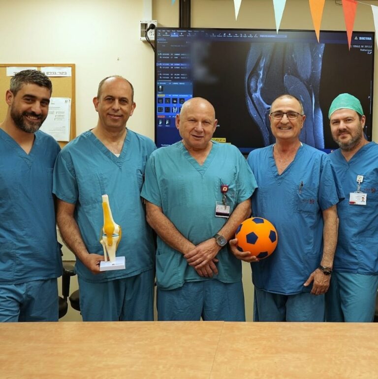First in Northern Israel: Innovative Knee Cartilage Repair Using a Coral-Based Implant